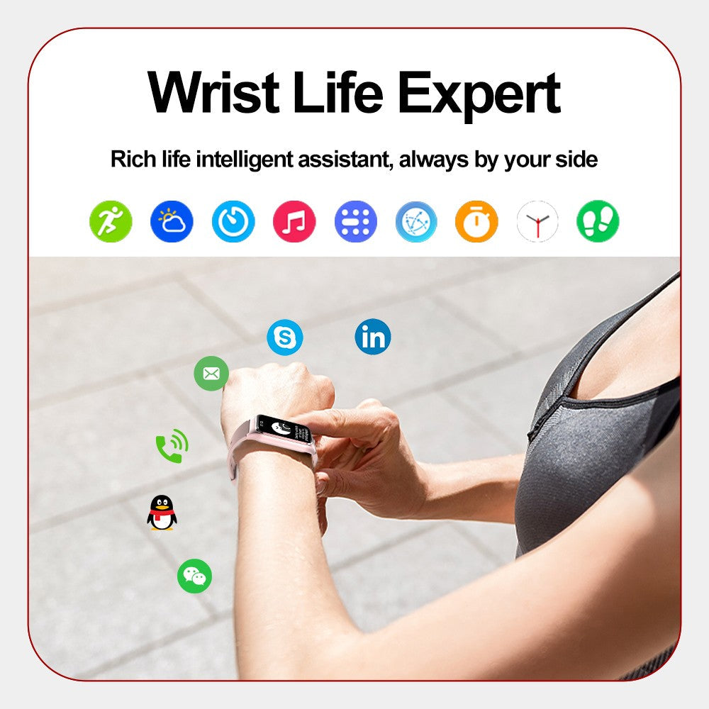 ECG+PPG Smart Watch Health Monitoring Blood Pressure Uric Acid Blood Fat bracelet Bluetooth Call Reminder Waterproof SmartWatch