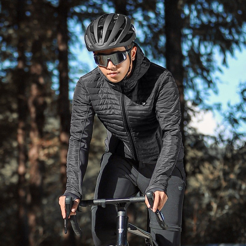 WEST BIKING Cycling Jacket Men Coats Winter Thermal Fleece Windbreaker MTB Bicycle Clothing Motorcycle Bike Jackets 0?-15?