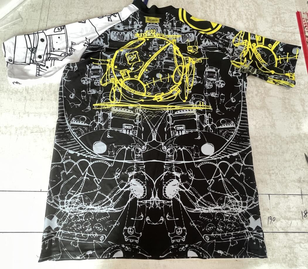 Hot Men's Short Sleeve Surfing Shirt Nautical Diary Lycra Rashguard RIGHTTRACK For Surf Sportswear Beach Swimwear UPF50+ Clothes