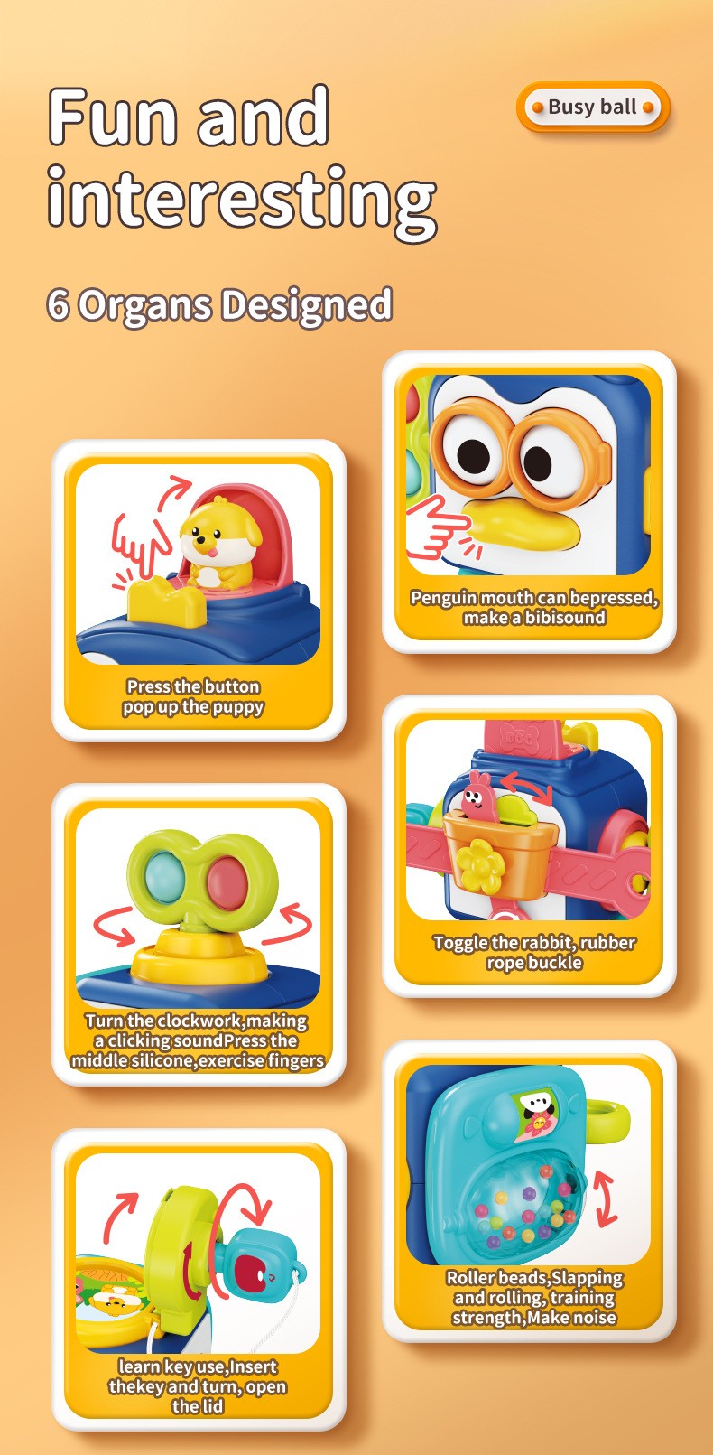 Montessori Children Early Education Toys Baby Hand Fine Motor Skills Toys Puzzle Quiet Hand And Eye Coordinate Learning Toys
