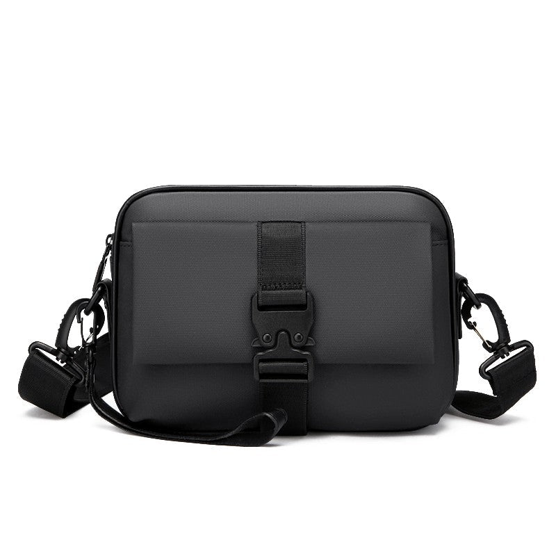 High Quality Soft PU Leather Men's Shoulder Bag Fashion Small Handbag Casual Male Day Clutch Bag