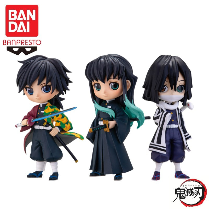 In Stock Bandai Banpresto Original Demon Slayer Qposket Petit Giyuu Muichirou Obanai Doll Brand New Boxed Action Figure Garage
