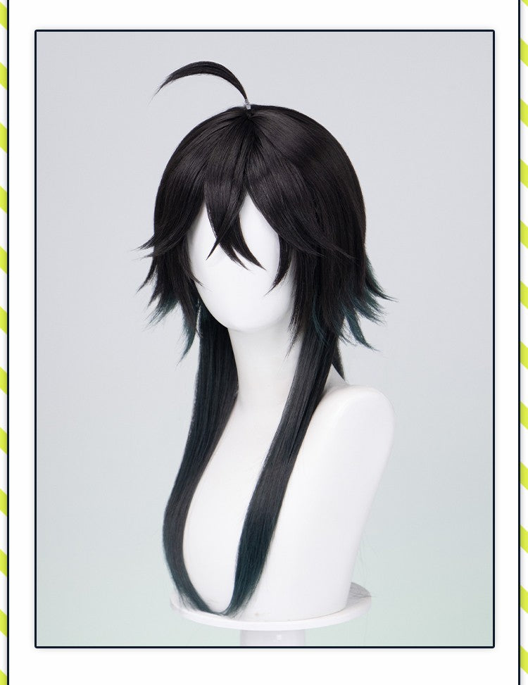 ?Ready for Ship?Idia Malleus Leona Vil Crowley Wig Game Cosplay DokiDoki Men 120cm Long Hair Fiber Idia Halloween Free Wig Cap