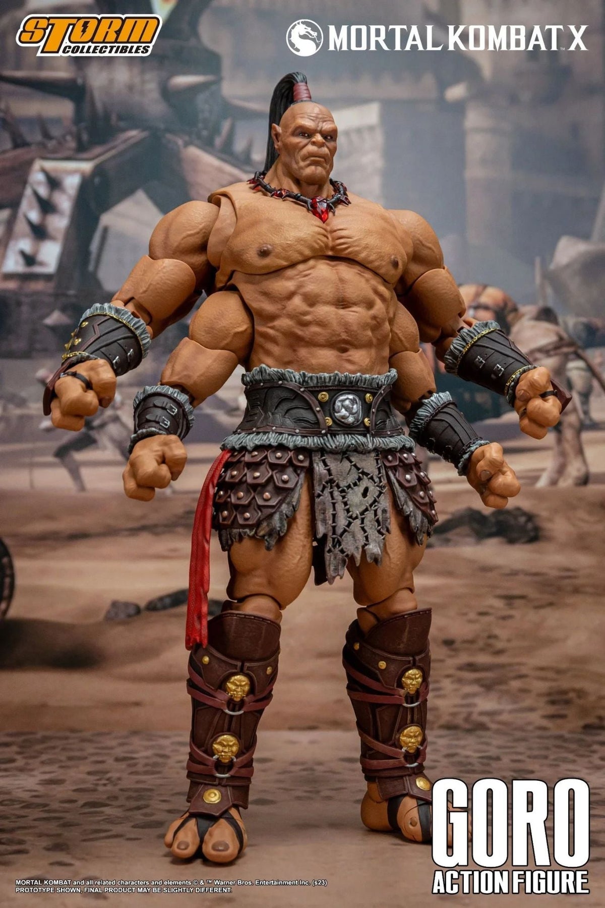 In Stock Storm Toys Mortal Kombat Final BOSS Shao Kahn DCMK14 Luxury Edition Villain Goro DCMK18 Action Figure Model Toys