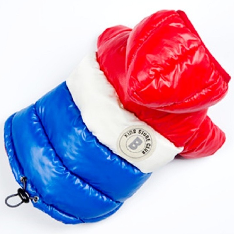 Winter Padded Dog Down Jacket Warm Soft Dog Clothes Fashion Puppy Jacket Cute Solid Cat Coat Pet Outfits French Bulldog Clothes