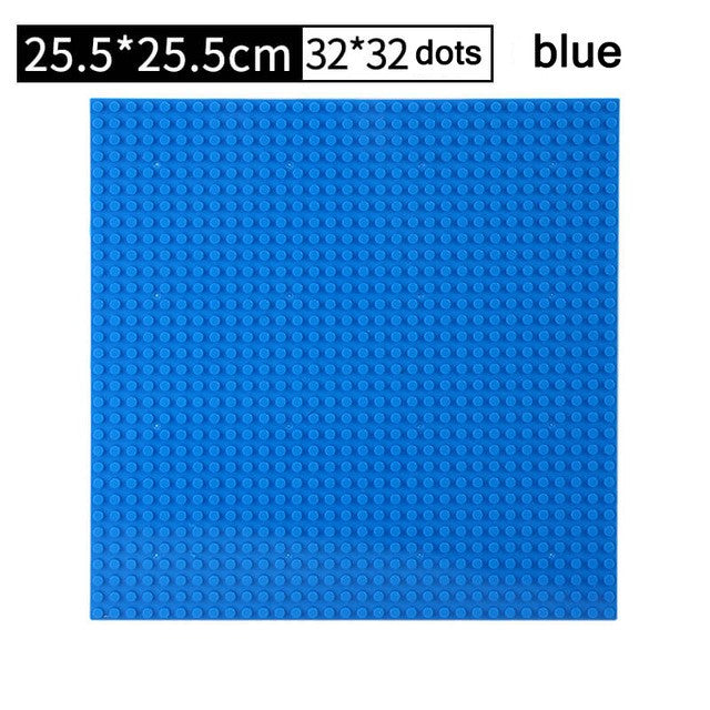 City Road Street Baseplate Straight Crossroad Curve T-Junction Building Blocks Base Plate 32*32 Compatible All Brands City