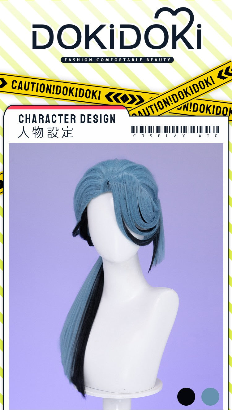 ?Ready for Ship?Idia Malleus Leona Vil Crowley Wig Game Cosplay DokiDoki Men 120cm Long Hair Fiber Idia Halloween Free Wig Cap