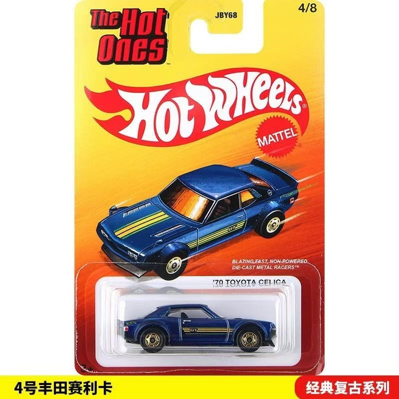 2026 Mattel New Hot Wheels Retro Super Hot Porsche 917 Volkswagen T1 Datsun Ford Gt Alloy Car Model Die-Cast Toy Car Birthday Holiday Gift Jby68