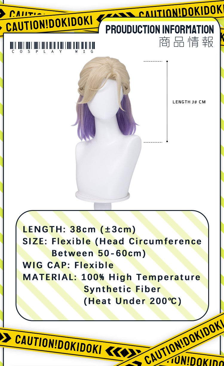 ?Ready for Ship?Idia Malleus Leona Vil Crowley Wig Game Cosplay DokiDoki Men 120cm Long Hair Fiber Idia Halloween Free Wig Cap