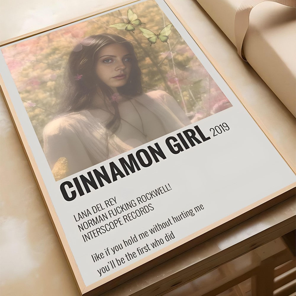 Singer Lana Del Rey Album Poster Poster Paper Print Home Living Room Bedroom Entrance Bar Cafe Art Painting Decoration