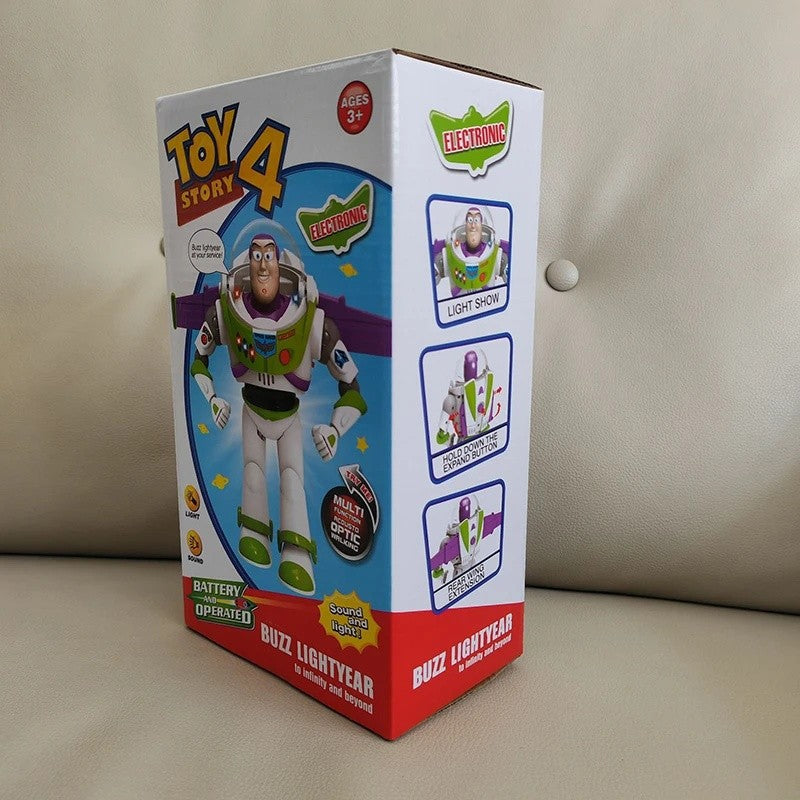 Disney Toy Story Buzz Lightyear Model Toys Piss Electric Walking Robot Doll Action Figure Toy Gift Birthday Toys Model For Kids