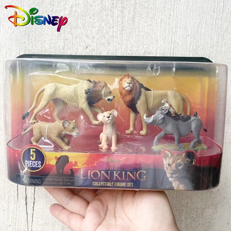 Disney the Lion King Action Figures Set - Young Simba Nala Scar Pumbaa Timon Anime Collectible Dolls Toys Gift for Kids