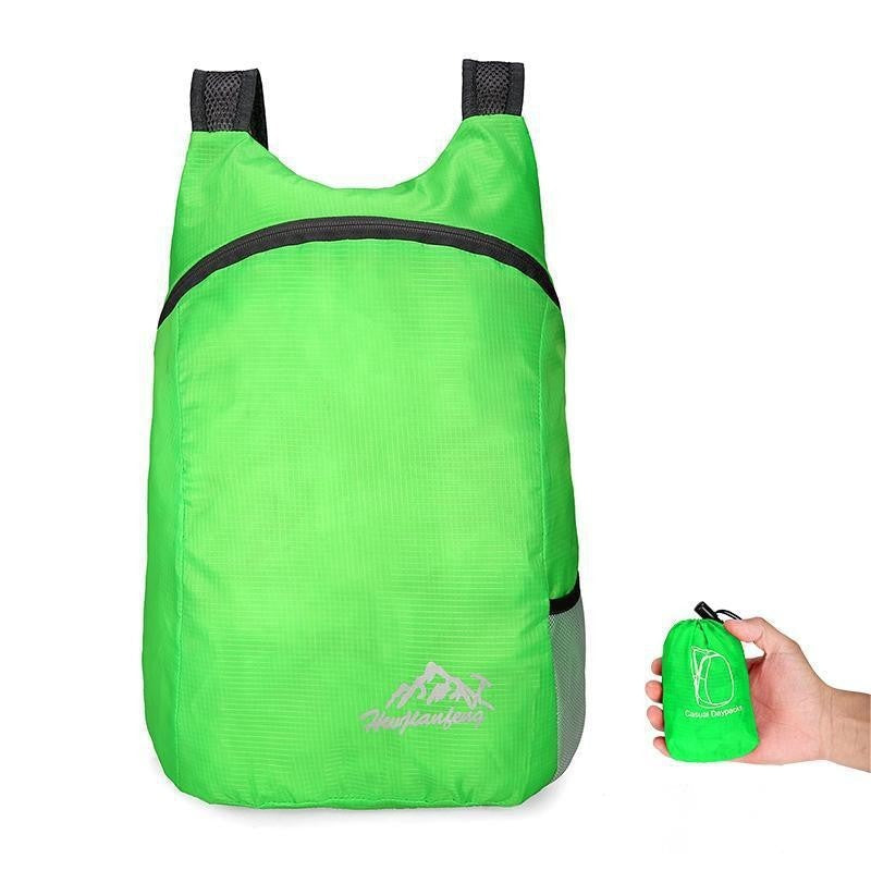 Outdoor lightweight sports bag waterproof backpack wear-resistant travel bag foldable backpack small backpack storage bag