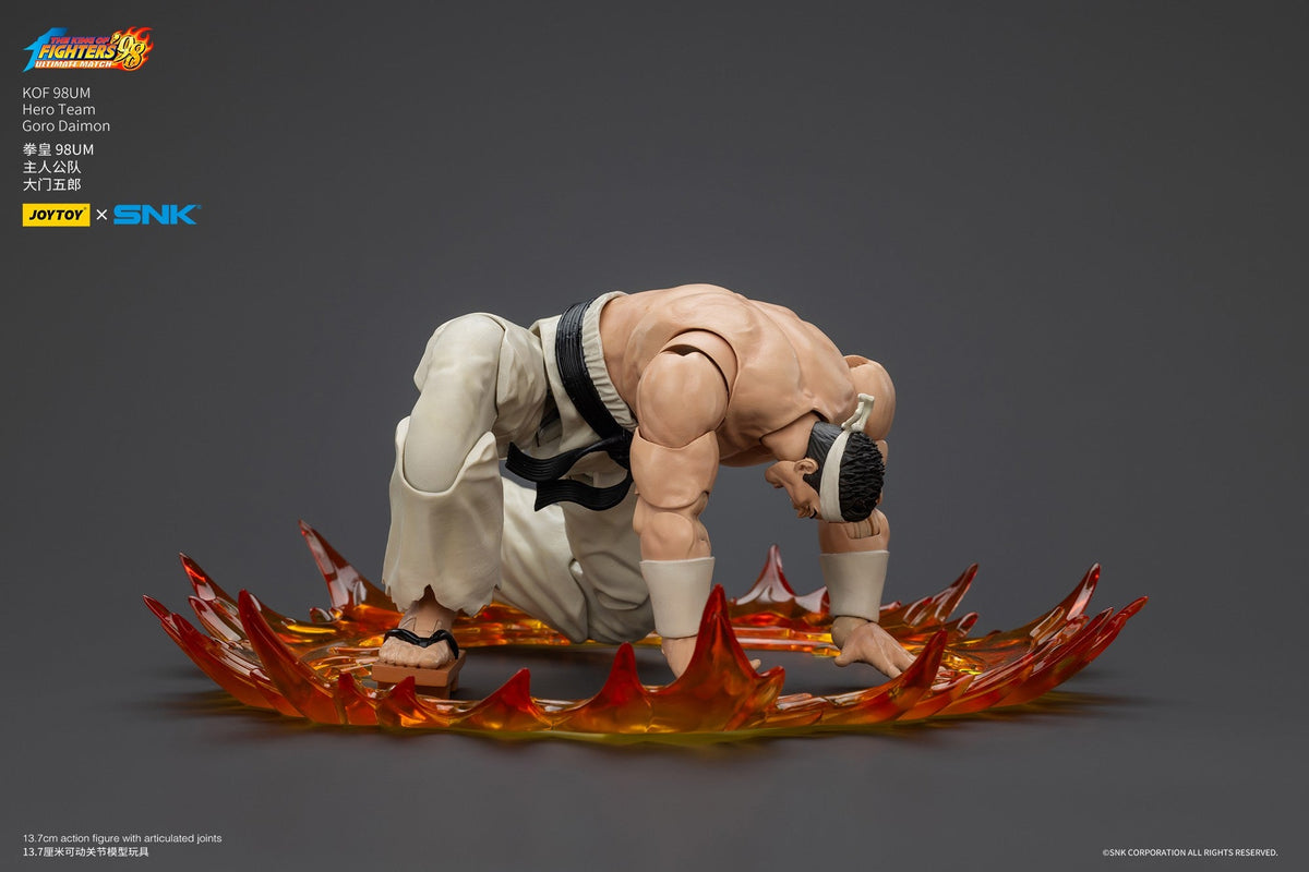 JOYTOY SNK 1/18 Action Figure KOF 98UM Hero Team Kyo Kusanagi Goro Daimon Benimaru Nikaido figures Toys Model