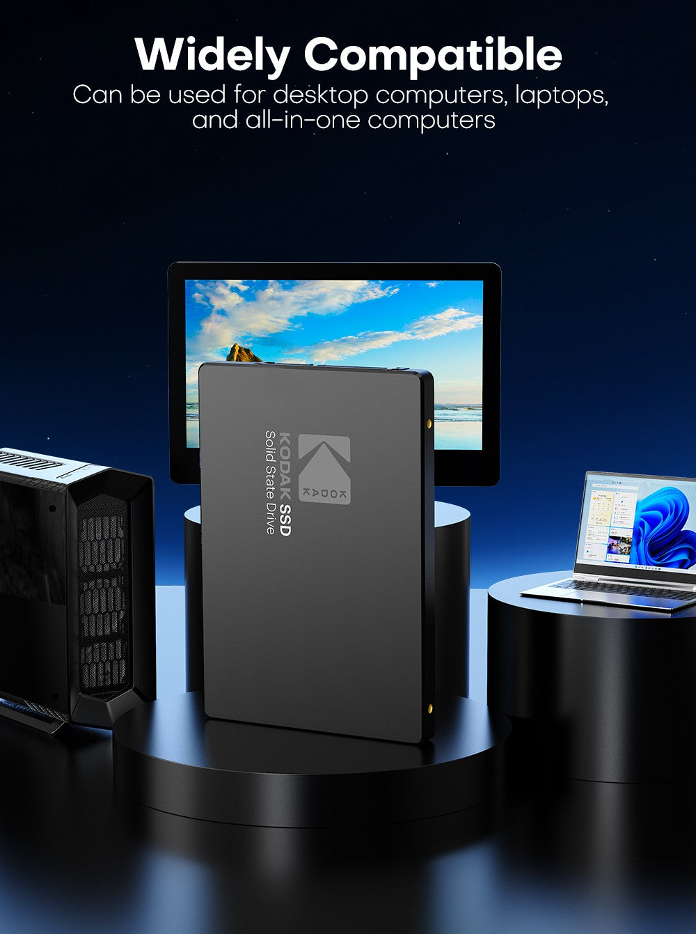 Kodak Ultra SSD 1T Sata 2.5 Inch Solid Disk High Speed 550Mb/s 512/128/256G HD SATA Disk Internal Hard Drive for Laptop Computer