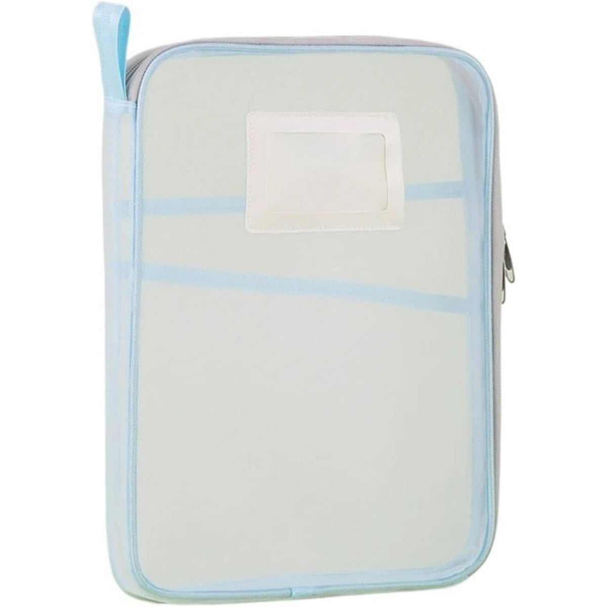 Transparent Zippered Mesh File Organizer Ergonomic Design for School Office Home Desk Storage