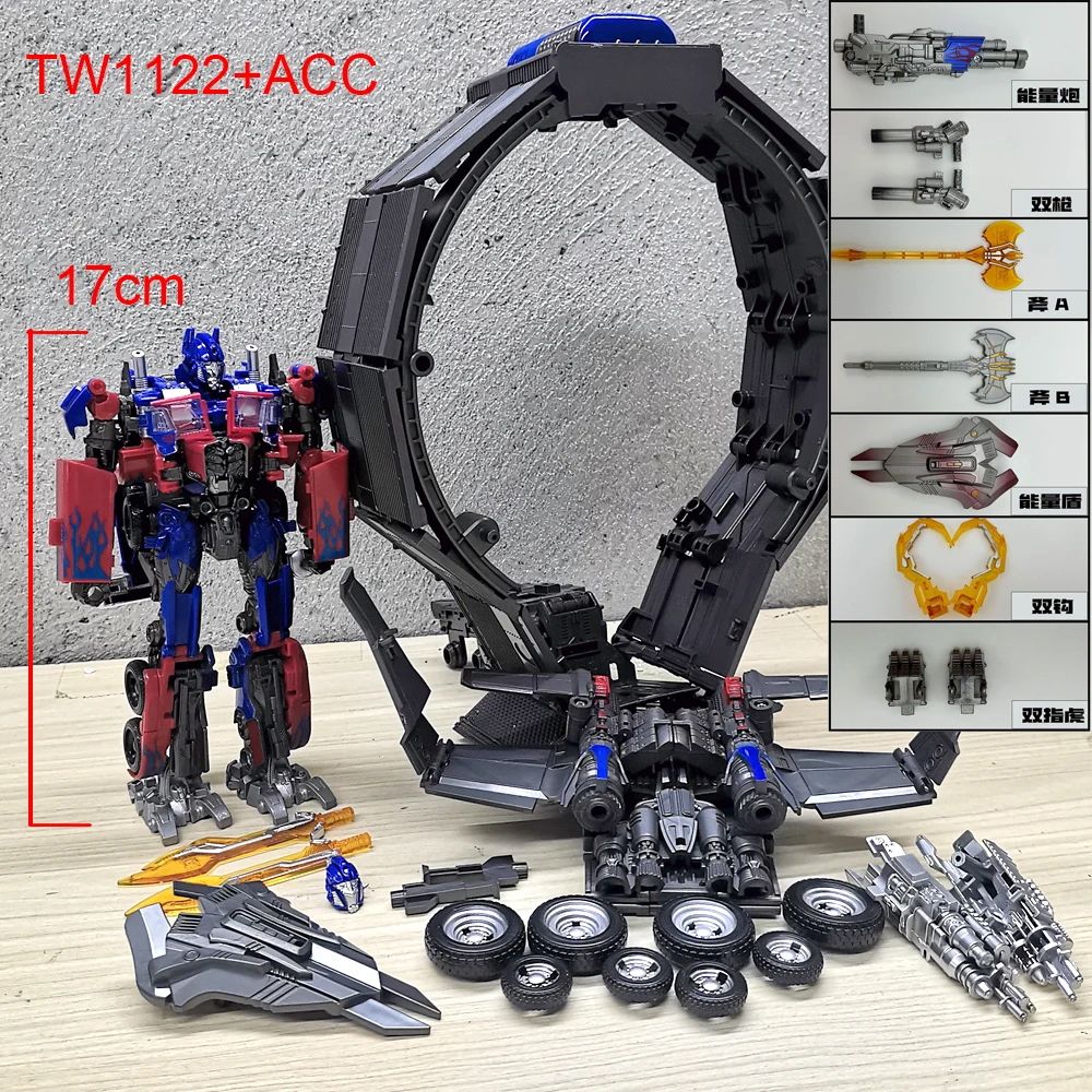 Baiwei Trailers TW1122 Transformation Toys Optimus Commander Robot TW1022 Tactical Container CY01 Model KIT Deformation Figure