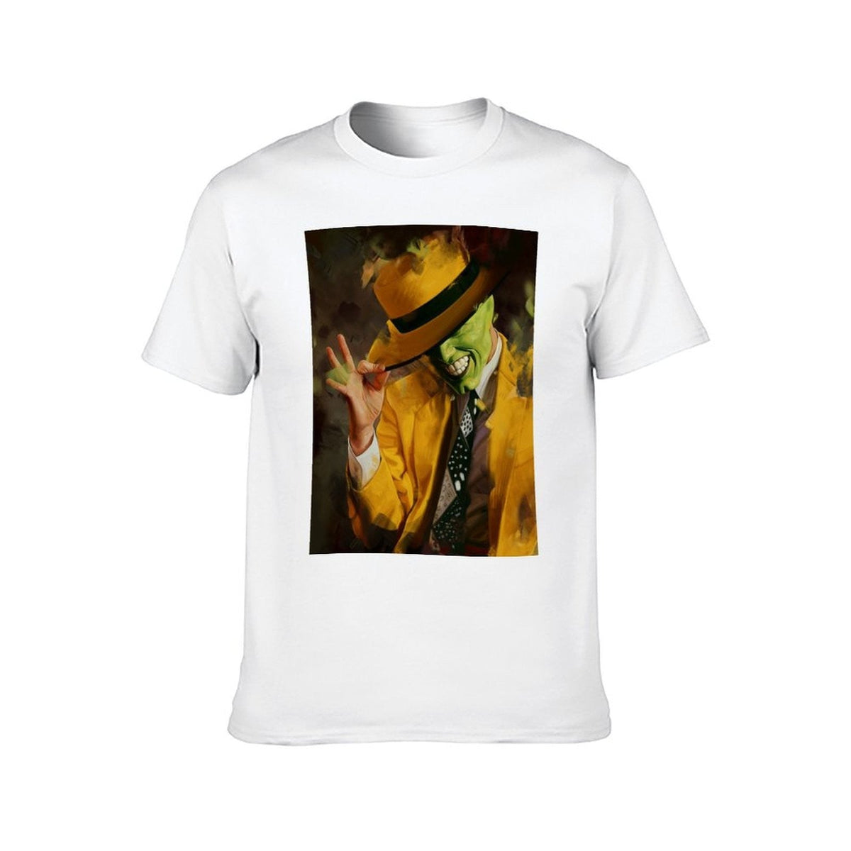 The Mask T-Shirt t shirt man plain man t shirts cotton T-Shirt