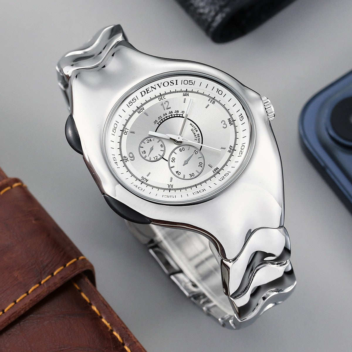 Alien Twist Original Watch Distorted Y2K Watch Men quartz watch Fashion Trendy Retro Watch Sports Niche Personality Design