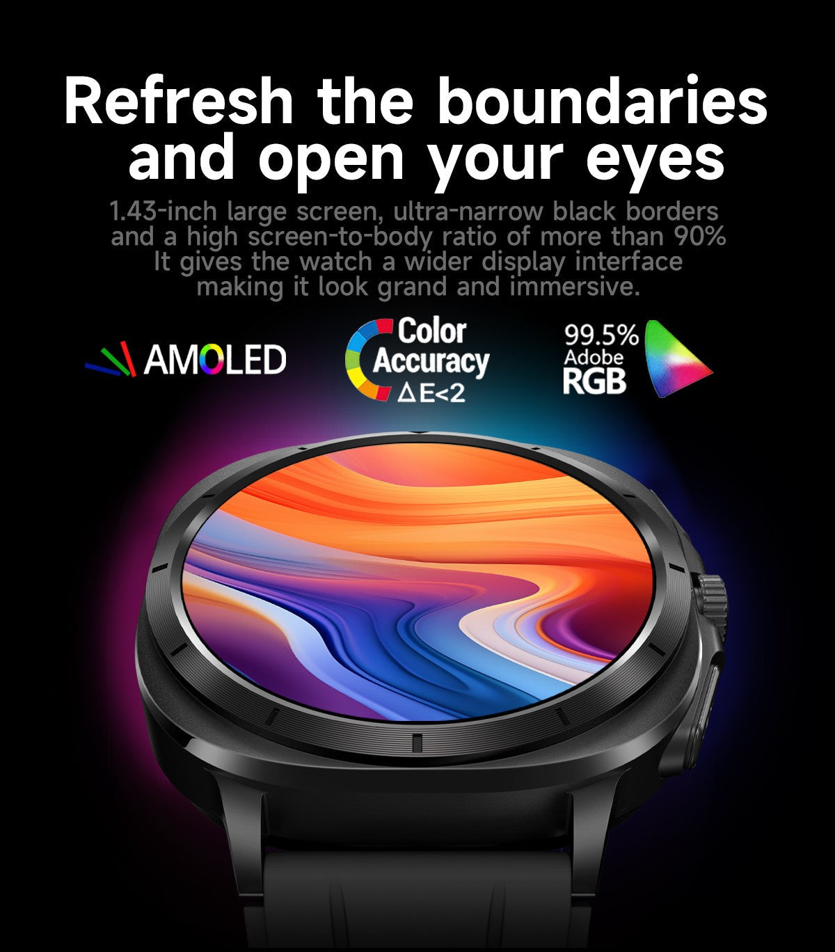 New Health Watch Uric Acid Blood Pressure Blood oxygen Body Analysis Body Fat SmartWatch ECG+PPG Bluetooth call Clock Women Men