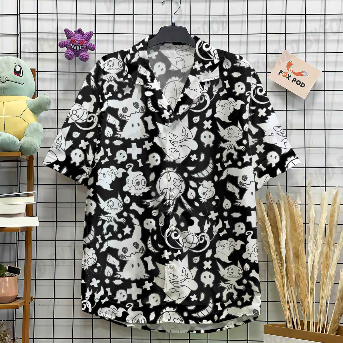 Men's Hawaiian Shirts For Men Casual Cartoon 3D Printed Shirts Loose Short-sleeve Beach Blouses Oversize Tops Camicias homme