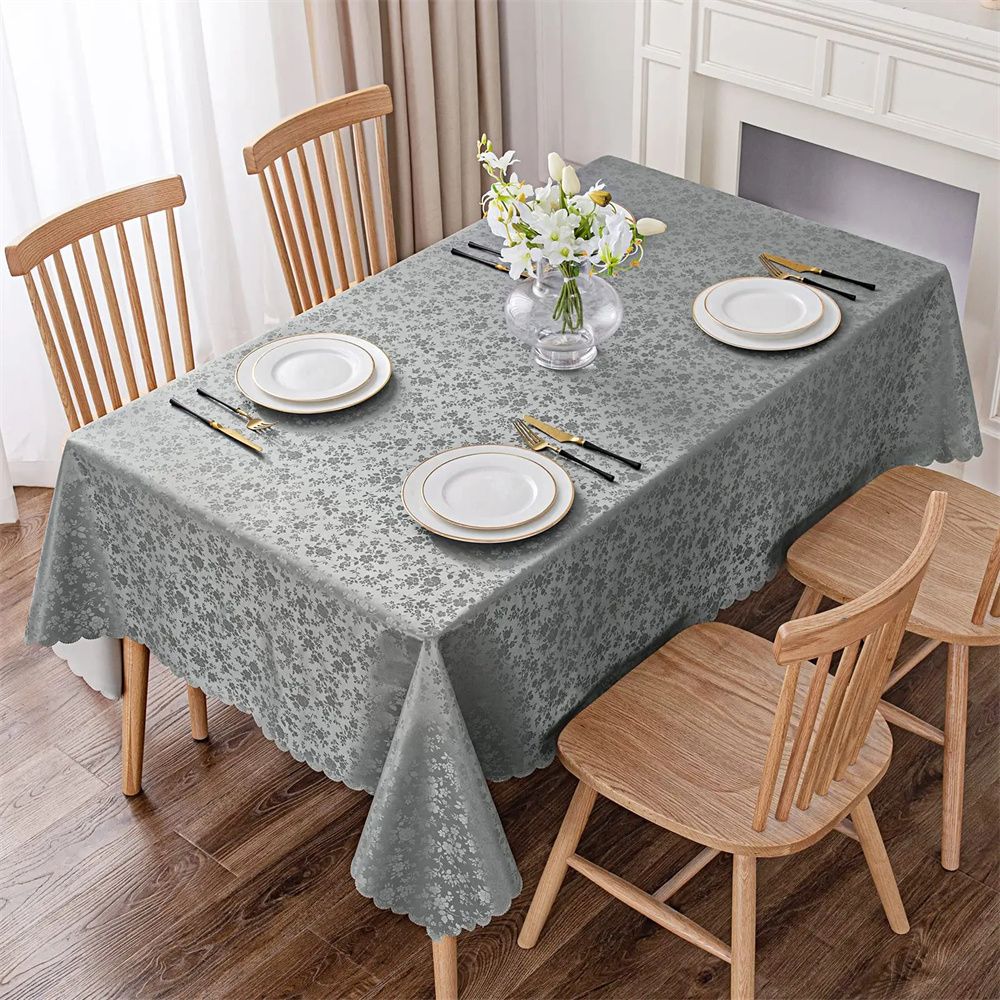 Olanly Waterproof Table Cloth Nordic Rectangular Tablecloth Round Tablecloth Non-slip Table Cover For Wedding Decor Dining Table