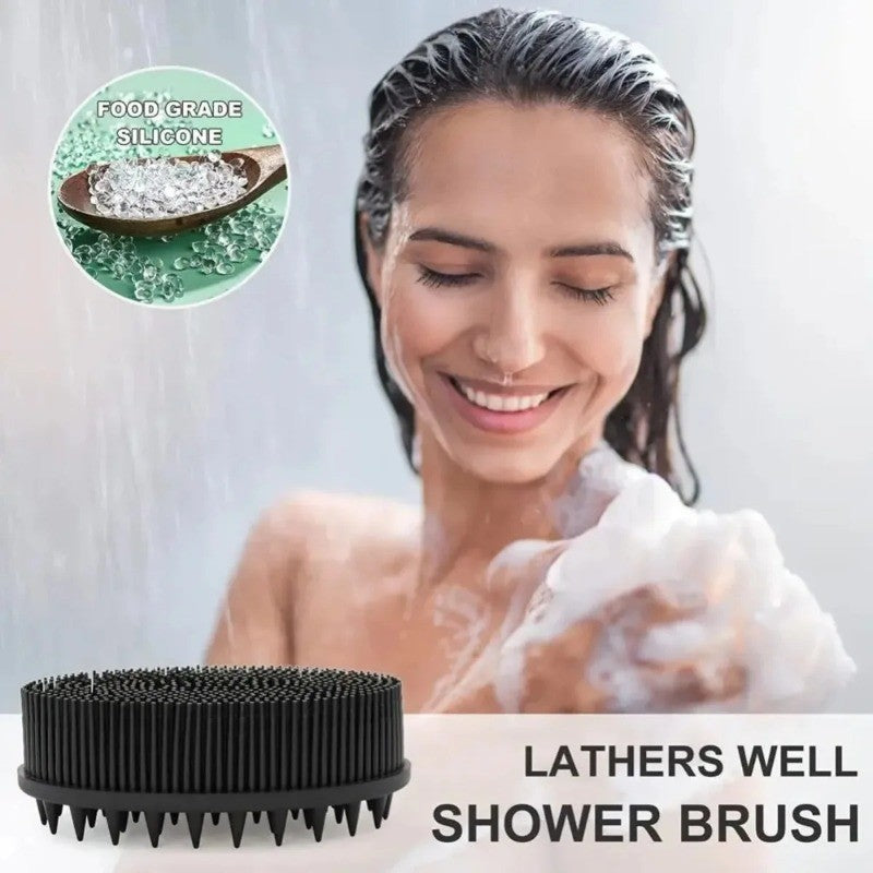 Silicone Body Brush Baby Shower Body Wash Sponge Dry Massage Bath Towel for BodyBas Body Wash Scrubber Brush Bath Back Scrubber