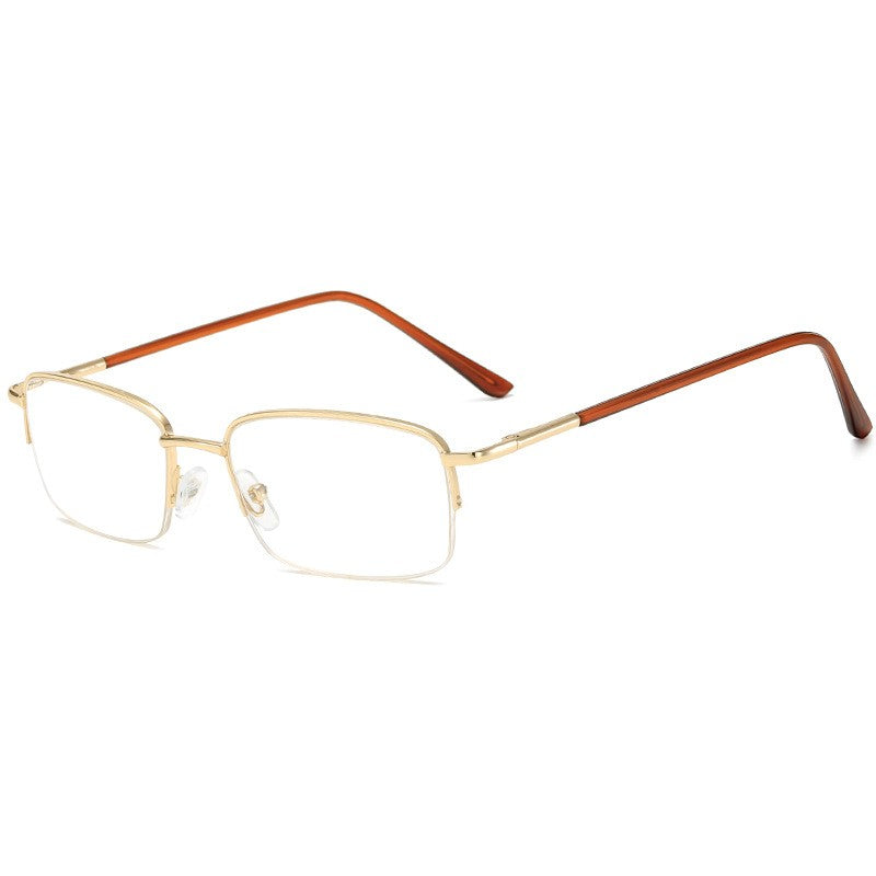 Blue Light Blocking Reading Glasses Men Women Ultralight TR90 Titanium Alloy Optical Frame Eyeglasses Square Eyewear