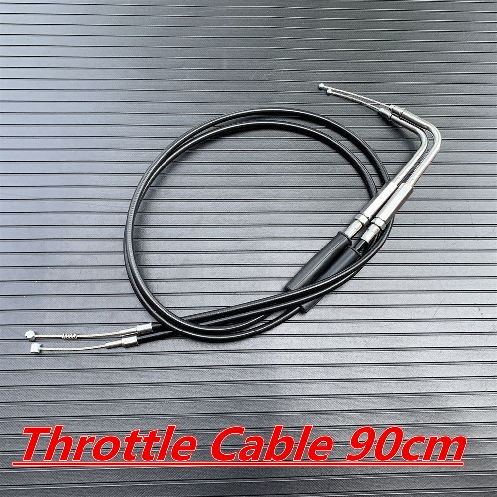 Motorcycle Lengthened Throttle Cable For Harley Sportster Iron XL 883 1200 Dyna Softail Fat Boy Heritage Road King