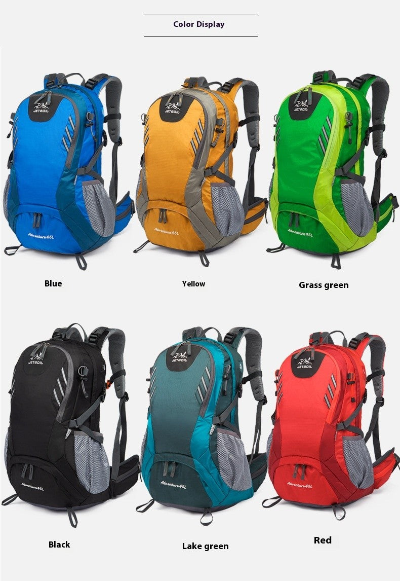 Hiking Backpacks Outdoor Waterproof Men and Women Mountaineering Travel Sports Backpack Large Capacity Camping Bag