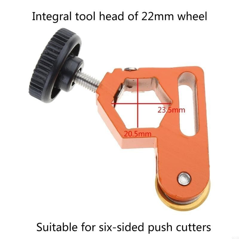 T Shaped Push Cutter Window Breaker for 22mm Large Wheel Cutting Ceramics Tiles Boards Construction DIY Projects