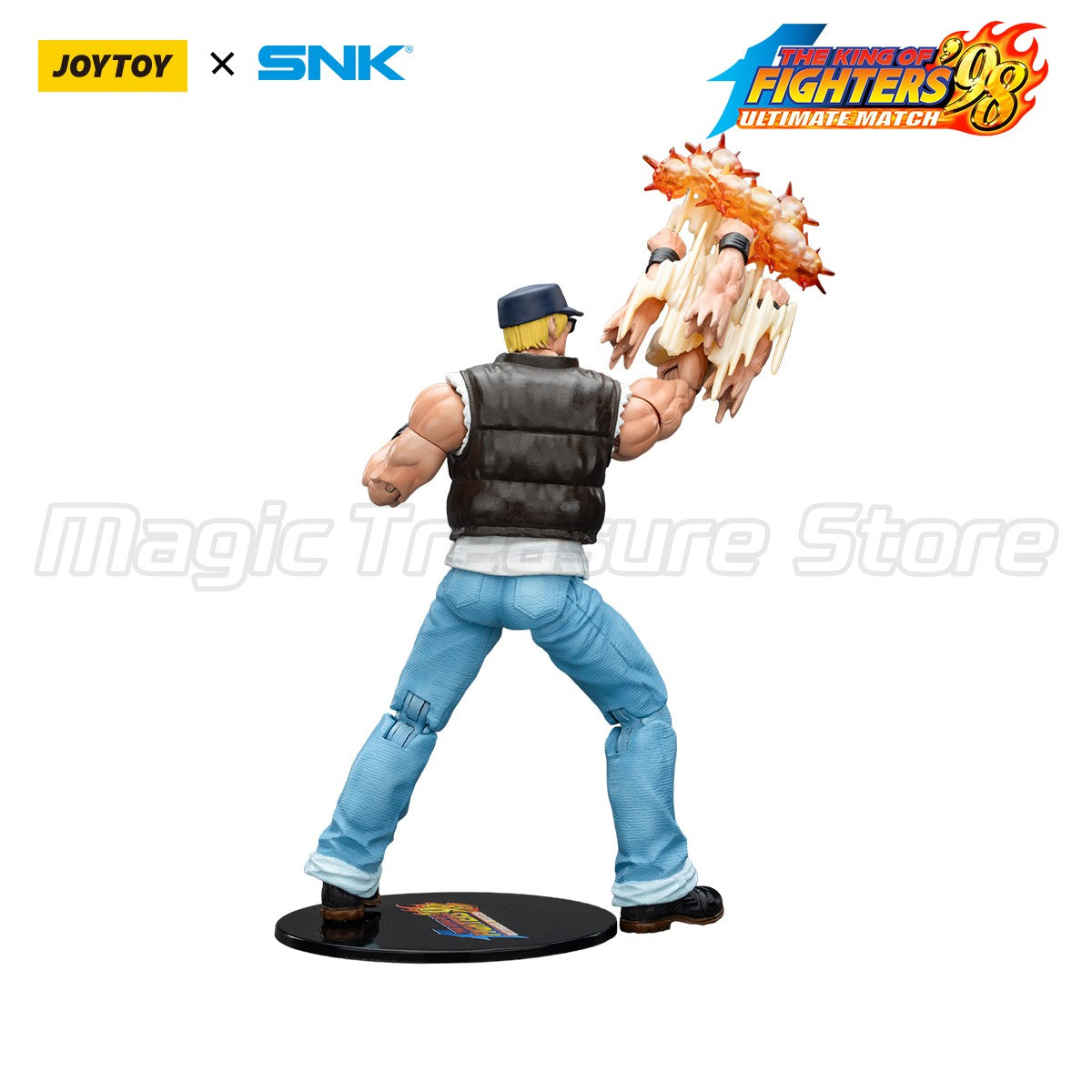 ?MT?JOYTOY 1/18 Action Figure SNK KOF'98UM Ikari Warriors Team Ralf Jones Clark Still Leona Heidern Toy Model Gift