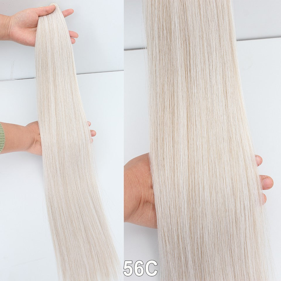 Russia Straight Hair Weave Bundles 65cm 200G Fiber Synthetic Hair Extensions Bio Protein Heat Resistant Ponytail Cosplay Hair