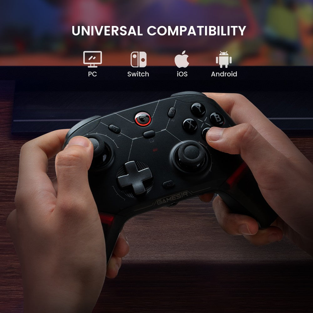 Gamesir Cyclone 2 Wireless Controller with Hall effect Controller for PC Steam Switch ios Andrioid Optional base