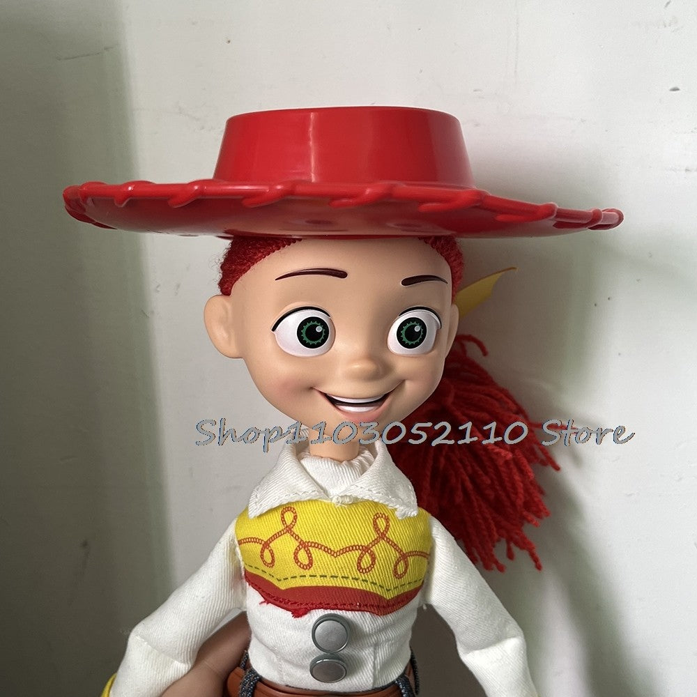 Toy Story 4 Talking Woody Jessie Action Figure Sing Soft Cute Anime Figure Decoration Birthday Model Gift Toys