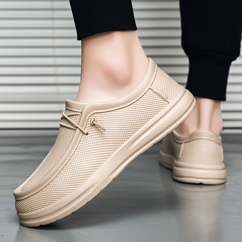 Hotel Chef Shoes Four Season soft sole Anti-skid Oil-proof Men Plus Size Kitchen work shoes Garden Shoes Labor Shoe Fishing Shoe