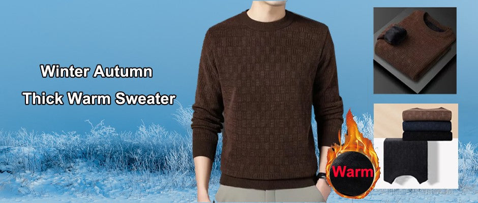 Men Turtleneck Sweater Casual Thick Men's Rollneck Knitted Sweater Warm Mens Jumper Woolen Sweater Male Outwear Knitwear 3XL 4XL