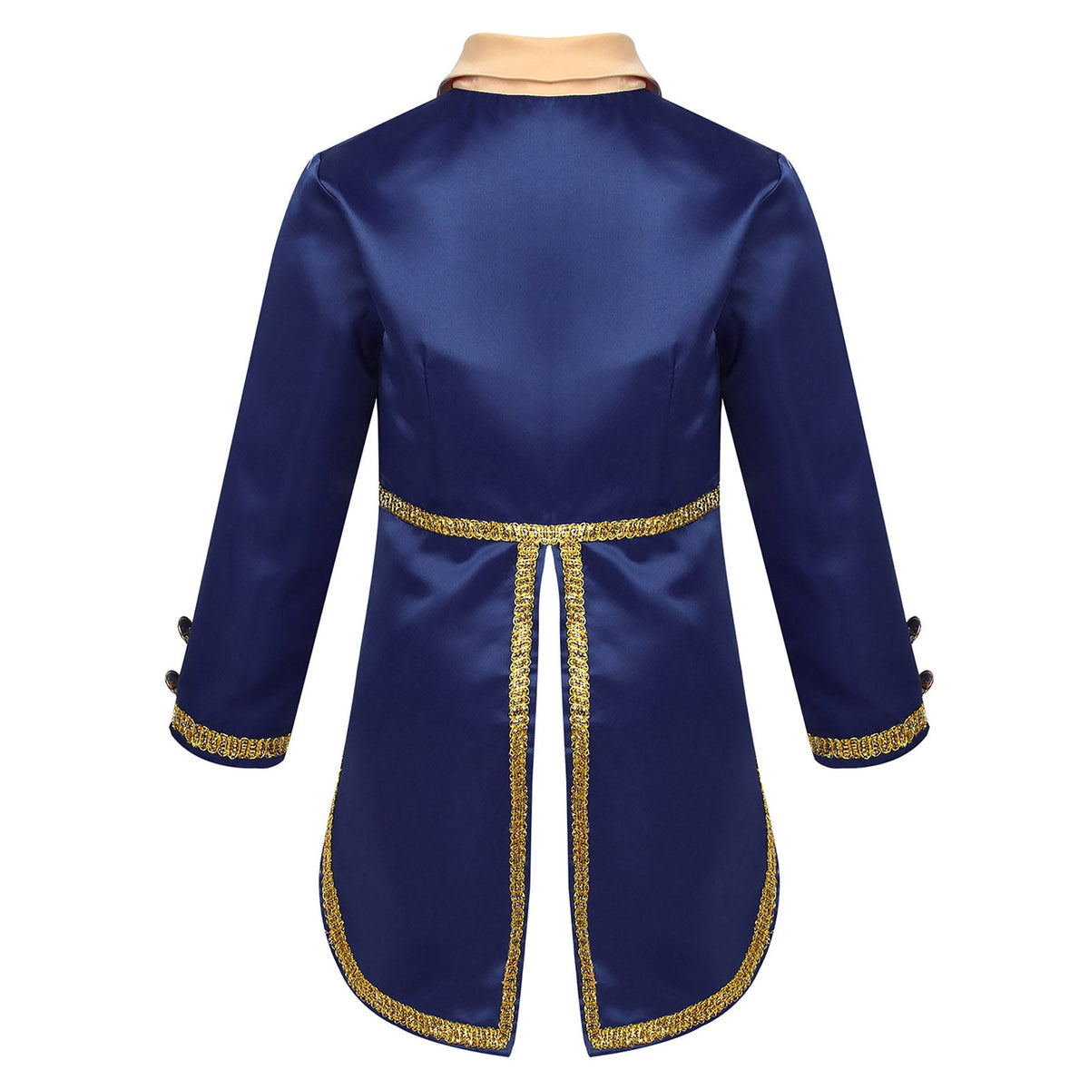 Boys Girls Prince Tuxedo Jacket Turn-Down Collar Coat Halloween Masquerade Theme Party Cosplay Costume Birthday Party Tailcoat
