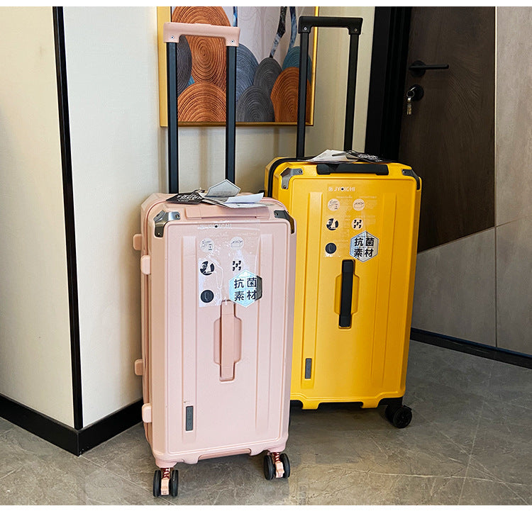 KLQDZMS High Quality Luggage Oversized Capacity Trolley Case PC Code Cart Type Travel Bag Universal Wheel Rolling Suitcase