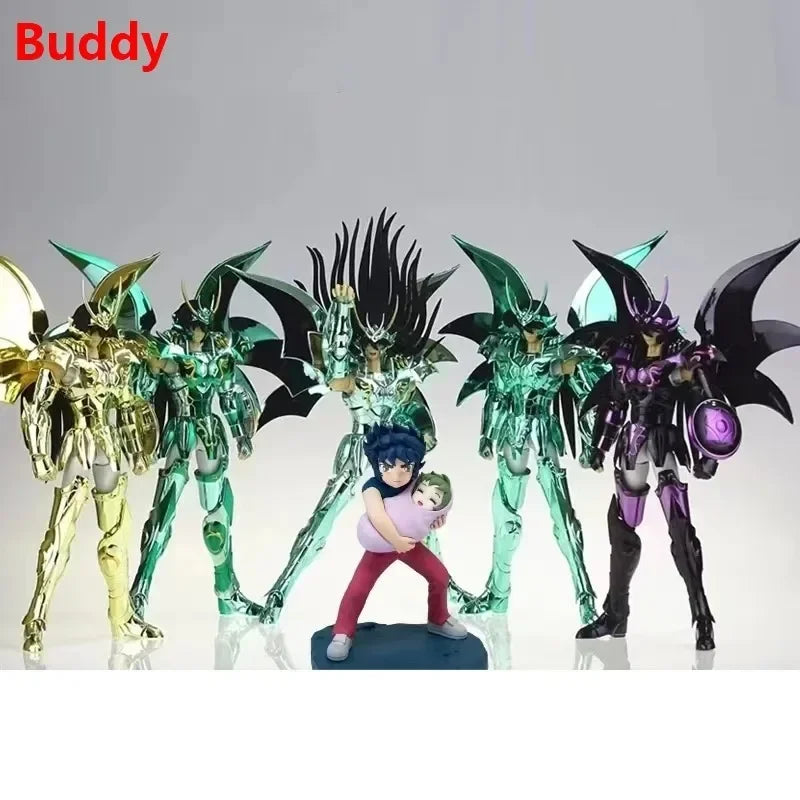 JM.MST Model Saint Seiya Myth Cloth EXM/EX Dragon Shiryu God V4 with Ikki Baby Shun Knights of The Zodiac Action Figure in Stock