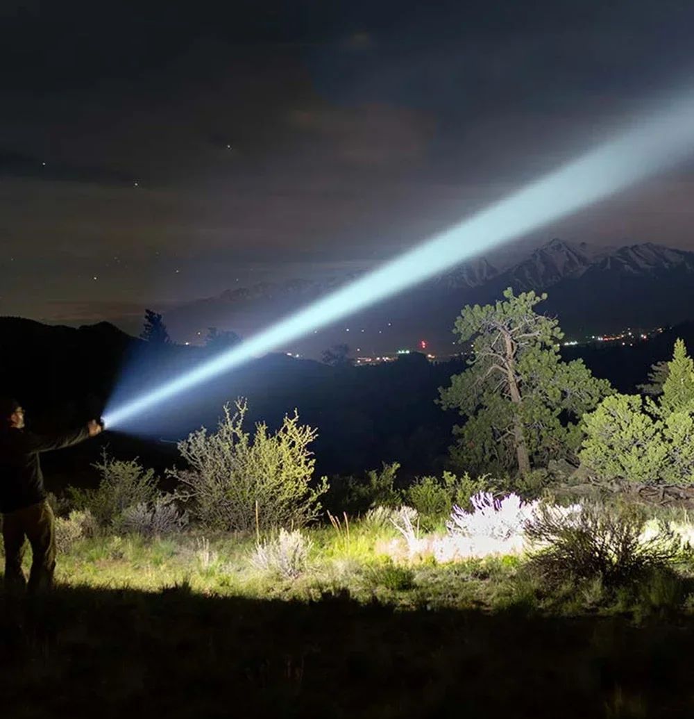 Powerful XHP50 LED Flashlight Waterproof Torch With Side Light 7 Modes Camping Fishing Lantern Type C Rechargeable Zoom Lamp