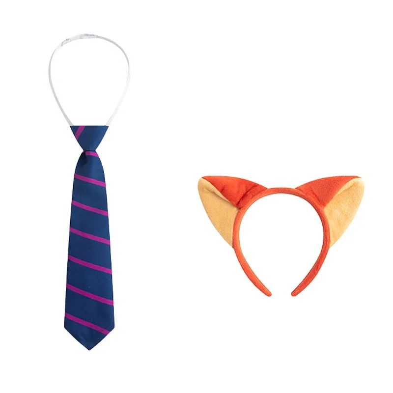 2026 Nick Wilde Cosplay Costumes Zootopia Cosplay Summer Shirt Tie Nick Suits Halloween Carnival Cos Adult Unisex Gifts