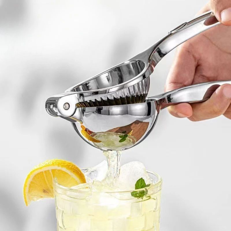 Stainless Steel Manual Juicer Processor Lemon Squeezer Orange Fruit Household Lemon Clip Fruit Pressing Kitchen Accessories