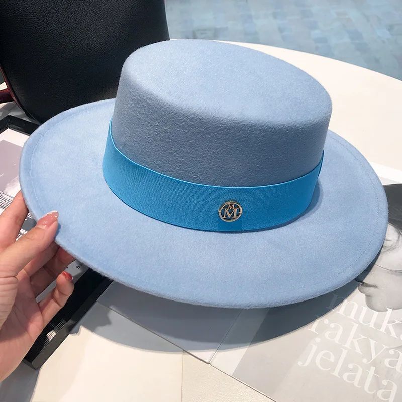 spring autumn fashion beach 2025 Women's hat fedoras elegant chapel Men's panama hat fascinator Wedding picture felt Bowler new