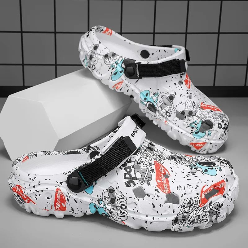 Men Shoes Slippers Men Garden Flat Sandals Platform Sandals Man Summer Sandals 2025 Male Sneakers Outdoor Flip Flops Home Clogs