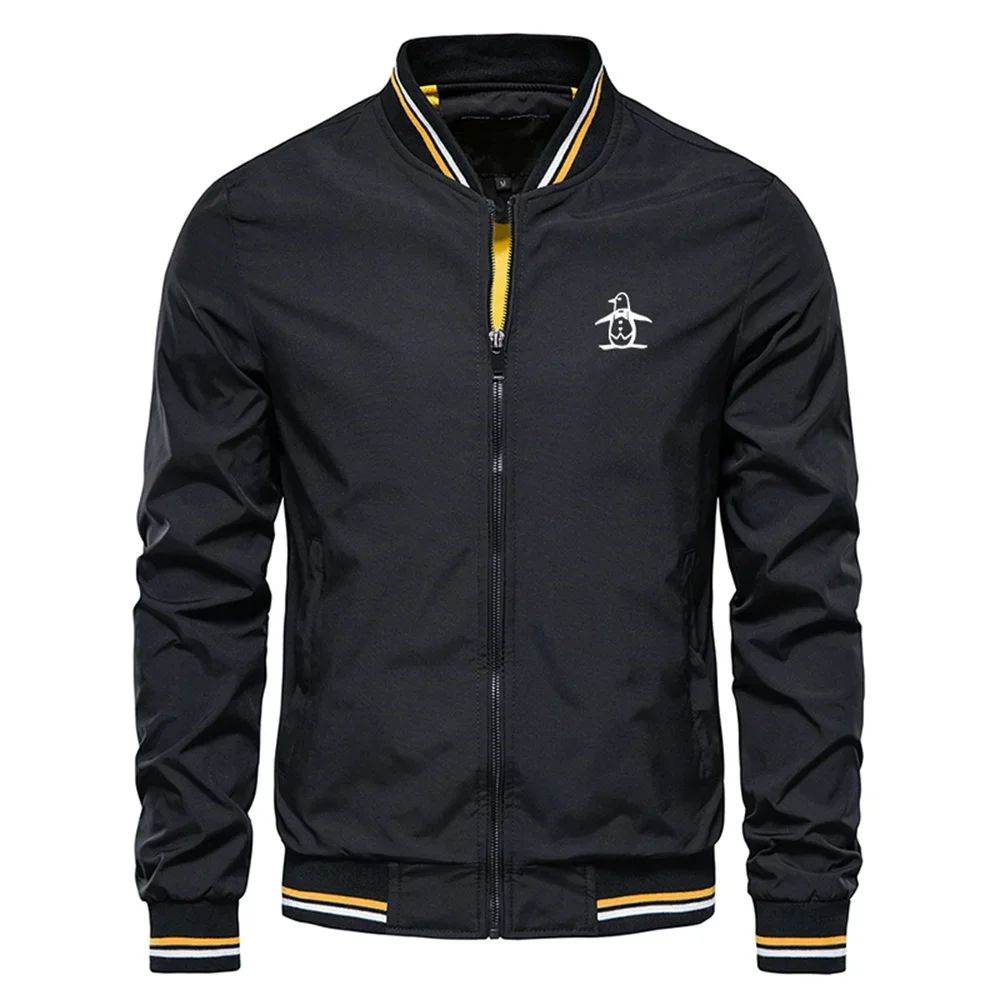 New/Korean/Golf/Men's stand up collar jacket zipper sportswear, Spring and Autumn fashion men's outdoor casual zipper jacket