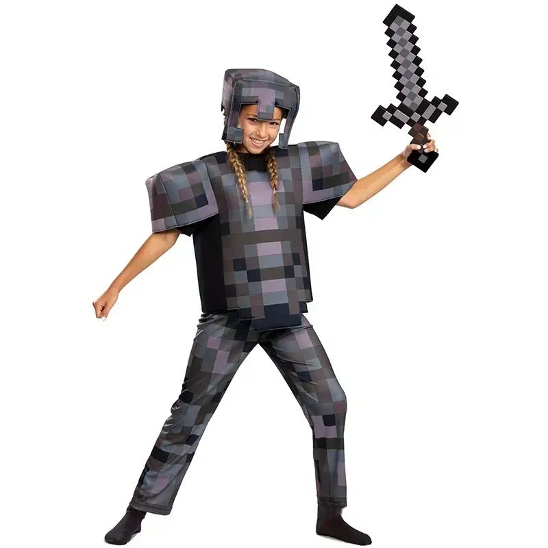 Game My World Role Play Holiday Party Pixel Costume Toy Mc Boys Girls Set Diamond Christmas Gift Stage Costume