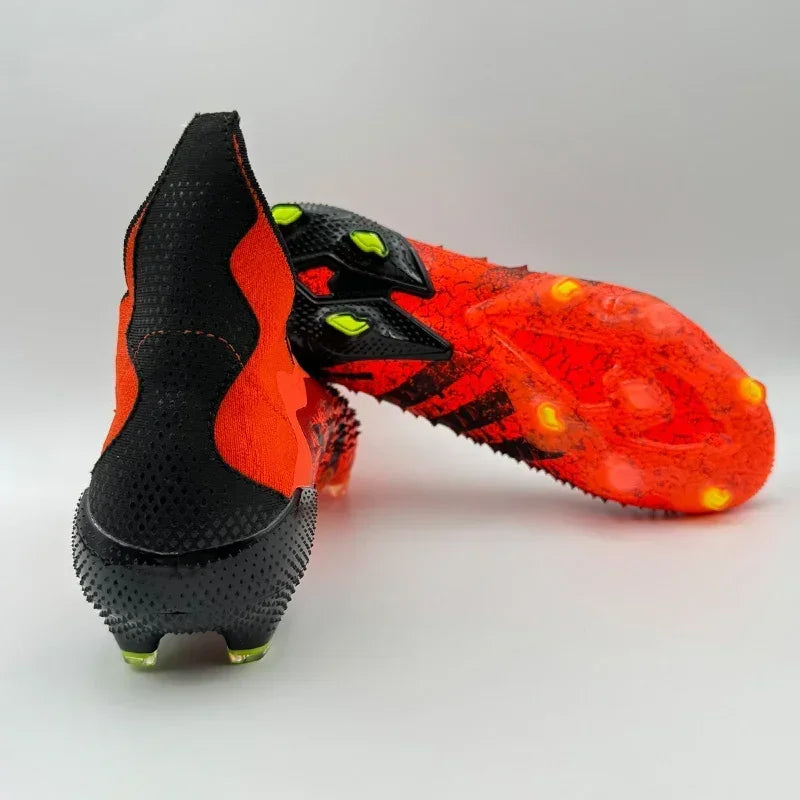 New Men Football Field Boots Professional Original Soccer Shoes Resistant Unisex Comfortable Ankle Cleats Football Shoes Outdoor