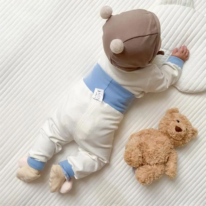 Baby Clothes 2pcs Sets Autumn Winter Baby Pajama Set Bottom Underwear Two-piece Set Cotton Baby Boy Long Sleeves Outfit