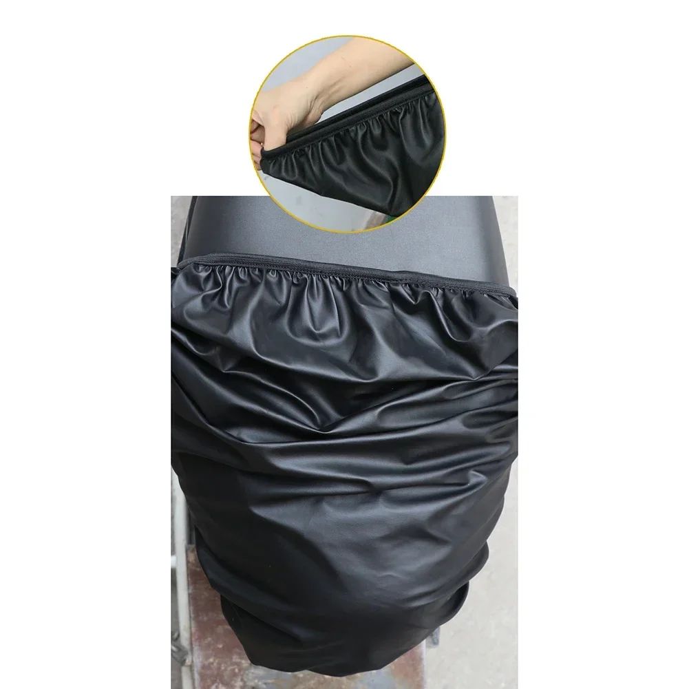 Motorcycle Waterproof Anti-skid Seat Cover PU Leather Cushion Protect Motorcycle Seat Cover Heat-insulated Breathable
